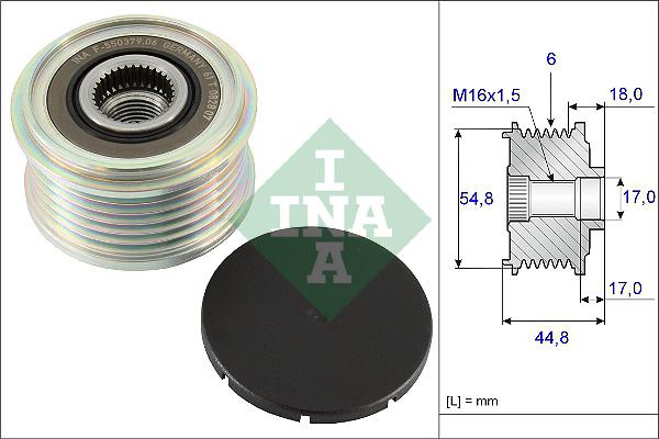 INA 535 0114 10 - Piedziņas skriemelis, Ģenerators ps1.lv