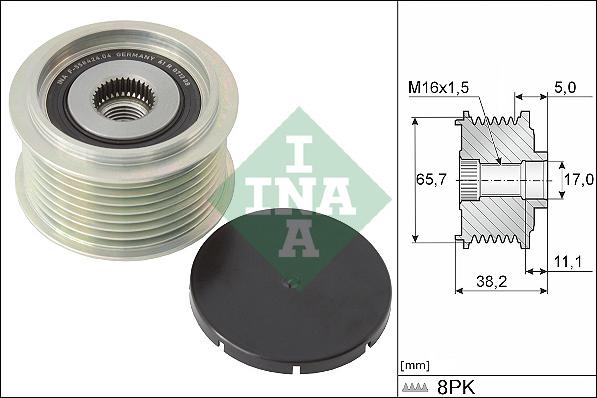 INA 535 0274 10 - Piedziņas skriemelis, Ģenerators ps1.lv