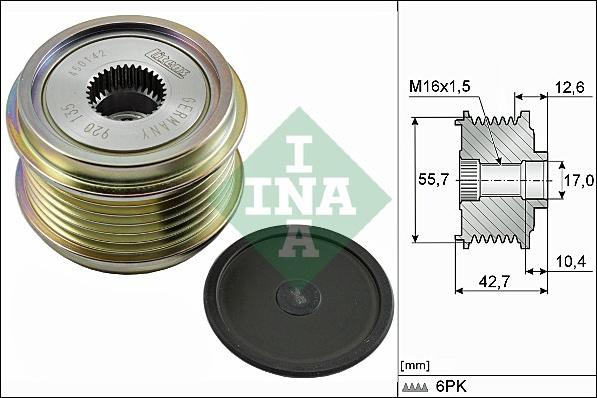 INA 535 0276 10 - Piedziņas skriemelis, Ģenerators ps1.lv