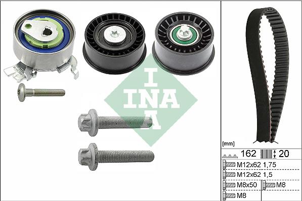 INA 530 0441 10 - Zobsiksnas komplekts ps1.lv