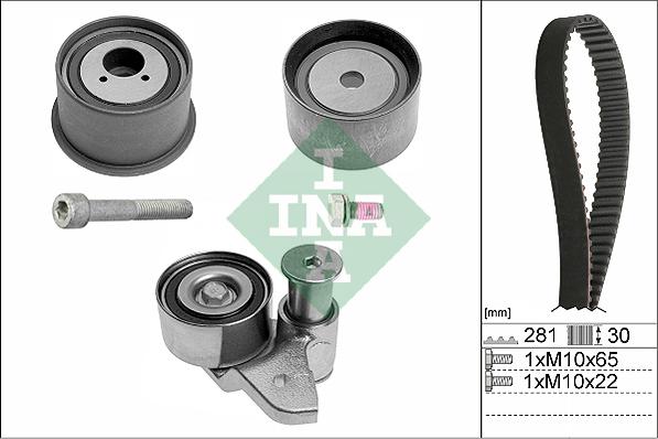 INA 530 0479 10 - Zobsiksnas komplekts ps1.lv