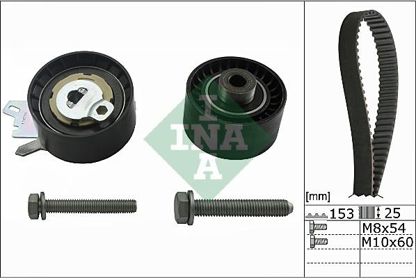 INA 530 0471 10 - Zobsiksnas komplekts ps1.lv