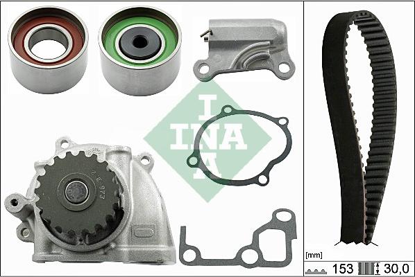 INA 530 0477 30 - Ūdenssūknis + Zobsiksnas komplekts ps1.lv