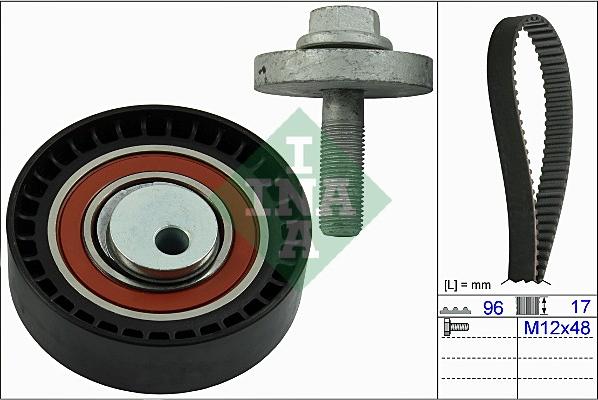 INA 530 0604 10 - Zobsiksnas komplekts ps1.lv