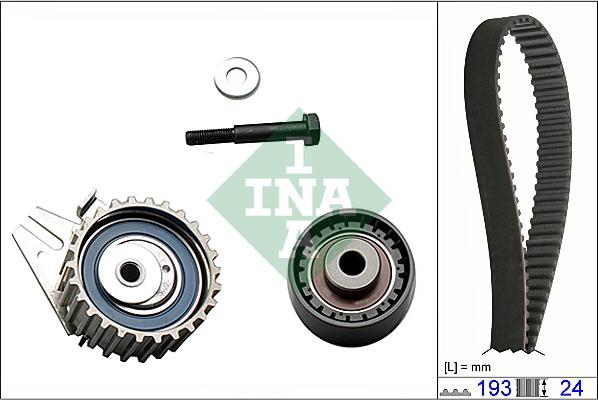 INA 530 0623 10 - Zobsiksnas komplekts ps1.lv