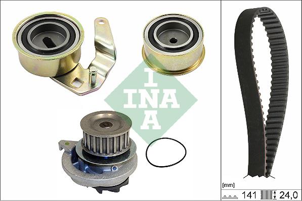 INA 530 0075 30 - Ūdenssūknis + Zobsiksnas komplekts ps1.lv