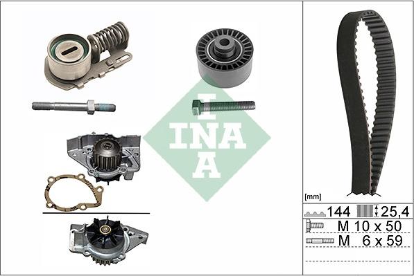 INA 530 0115 30 - Ūdenssūknis + Zobsiksnas komplekts ps1.lv