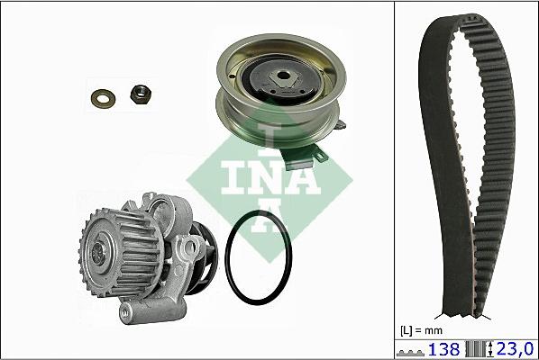 INA 530 0171 30 - Ūdenssūknis + Zobsiksnas komplekts ps1.lv