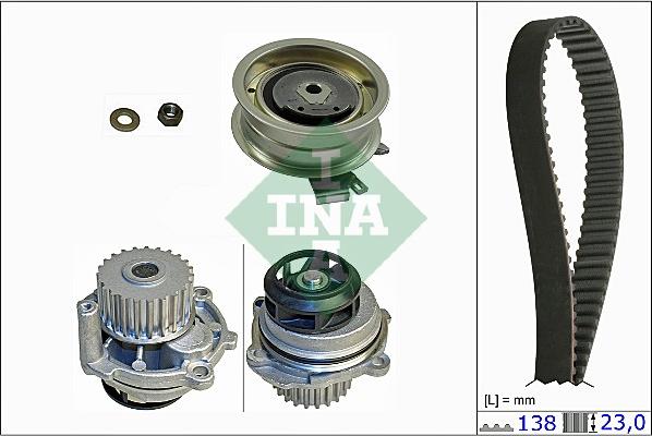 INA 530 0171 31 - Ūdenssūknis + Zobsiksnas komplekts ps1.lv