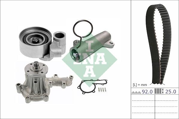 INA 530 0838 30 - Ūdenssūknis + Zobsiksnas komplekts ps1.lv