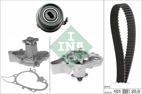 INA 530 0355 31 - Ūdenssūknis + Zobsiksnas komplekts ps1.lv