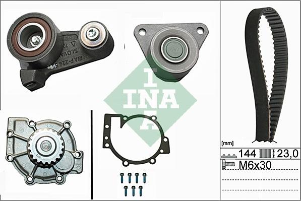 INA 530 0250 30 - Ūdenssūknis + Zobsiksnas komplekts ps1.lv