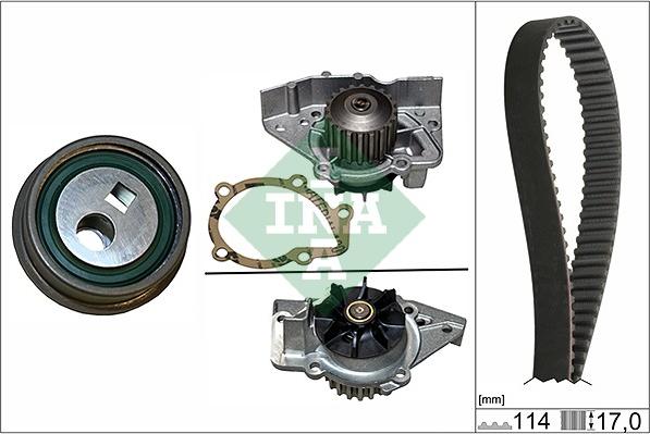 INA 530 0257 30 - Ūdenssūknis + Zobsiksnas komplekts ps1.lv