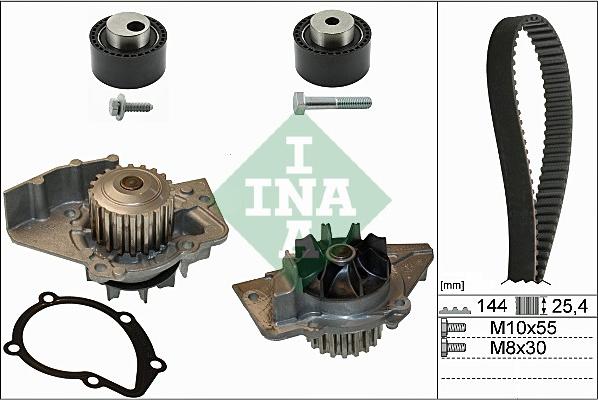 INA 530 0235 30 - Ūdenssūknis + Zobsiksnas komplekts ps1.lv