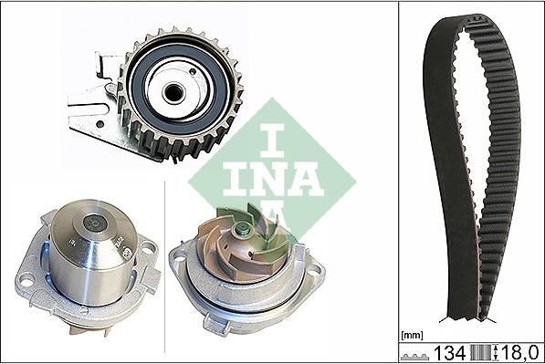 INA 530 0221 30 - Ūdenssūknis + Zobsiksnas komplekts ps1.lv