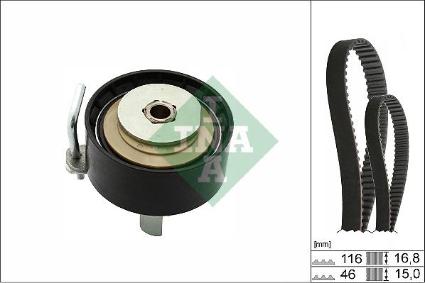 INA 530 0763 10 - Zobsiksnas komplekts ps1.lv