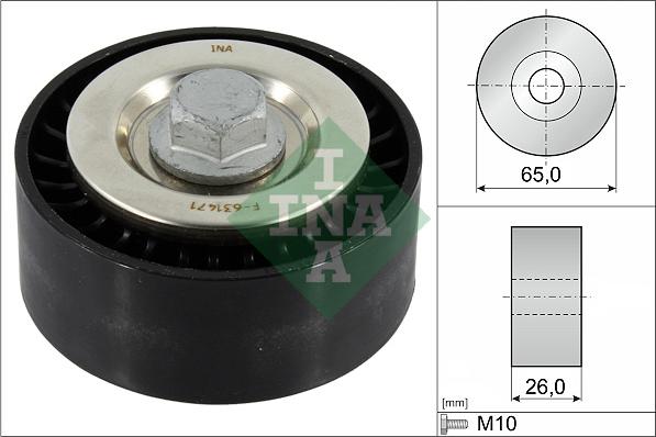 INA 532 0896 10 - Parazīt / Vadrullītis, Ķīļrievu siksna ps1.lv