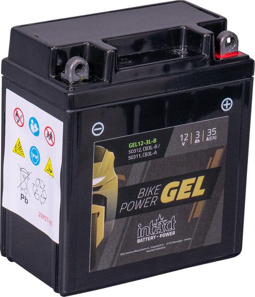 INTACT GEL12-3L-B - Startera akumulatoru baterija ps1.lv