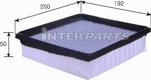 InterParts IPA-424 - Gaisa filtrs ps1.lv