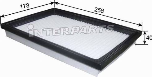 InterParts IPA-602 - Gaisa filtrs ps1.lv