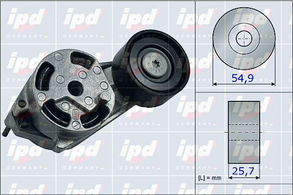 IPD 15-4005 - Siksnas spriegotājs, Ķīļsiksna ps1.lv