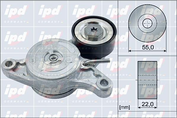 IPD 15-4036 - Siksnas spriegotājs, Ķīļsiksna ps1.lv