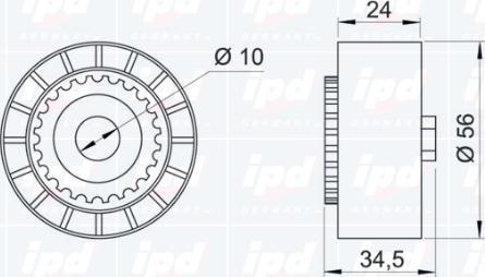 IPD 15-0340 - Parazīt / Vadrullītis, Ķīļrievu siksna ps1.lv