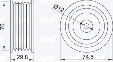 IPD 15-0759 - Parazīt / Vadrullītis, Ķīļrievu siksna ps1.lv