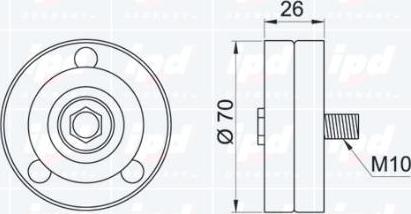 IPD 15-3135 - Parazīt / Vadrullītis, Ķīļrievu siksna ps1.lv