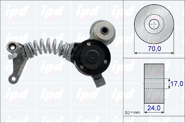 IPD 15-3835 - Siksnas spriegotājs, Ķīļsiksna ps1.lv