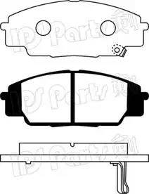 IPS Parts IBD-1490 - Bremžu uzliku kompl., Disku bremzes ps1.lv