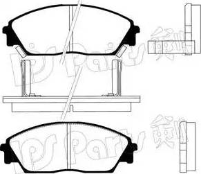 IPS Parts IBD-1423 - Bremžu uzliku kompl., Disku bremzes ps1.lv