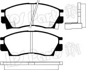 IPS Parts IBD-1529 - Bremžu uzliku kompl., Disku bremzes ps1.lv