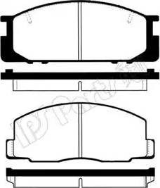 IPS Parts IBD-1262 - Bremžu uzliku kompl., Disku bremzes ps1.lv