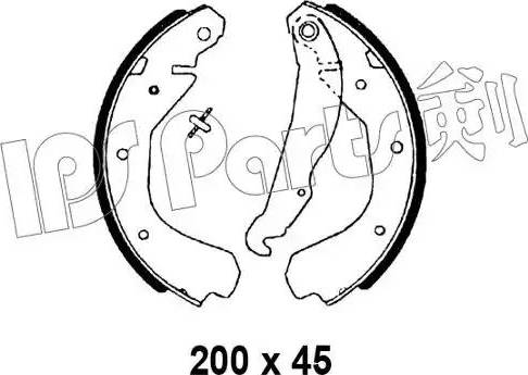 IPS Parts IBL-4999 - Bremžu loki ps1.lv