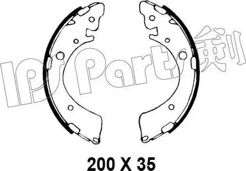 IPS Parts IBL-4494 - Bremžu loki ps1.lv