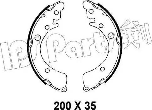 IPS Parts IBL-4498 - Bremžu loki ps1.lv