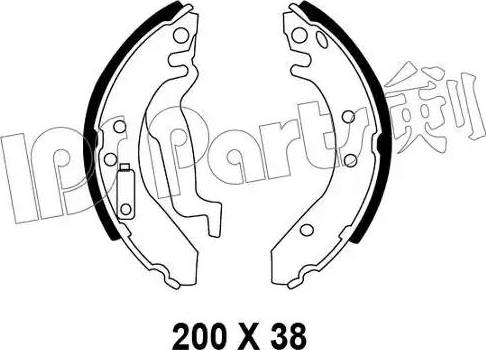 IPS Parts IBL-4410 - Bremžu loki ps1.lv