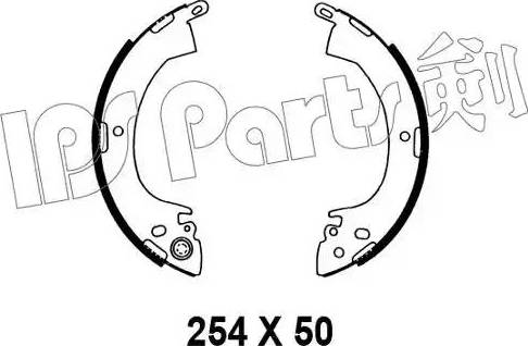 IPS Parts IBL-4501 - Bremžu loki ps1.lv