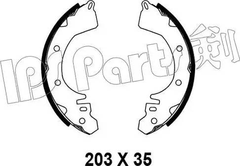 IPS Parts IBL-4527 - Bremžu loki ps1.lv