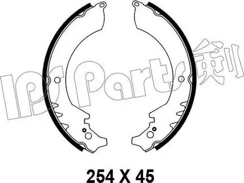 IPS Parts IBL-4607 - Bremžu loki ps1.lv