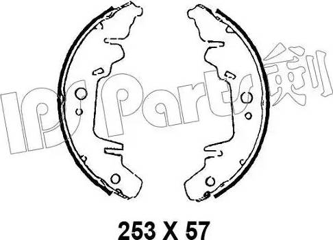 IPS Parts IBL-4097 - Bremžu loki ps1.lv