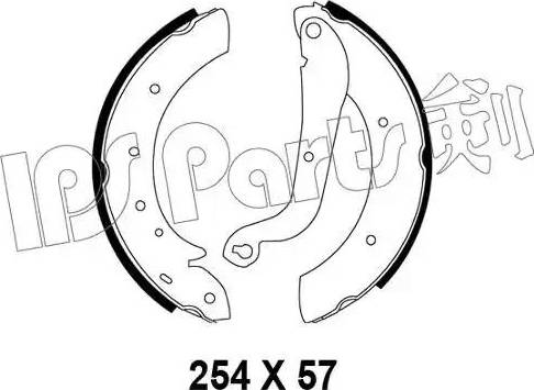 IPS Parts IBL-4195 - Bremžu loki ps1.lv