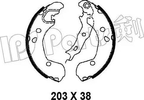 IPS Parts IBL-4190 - Bremžu loki ps1.lv