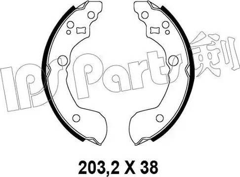 IPS Parts IBL-4191 - Bremžu loki ps1.lv