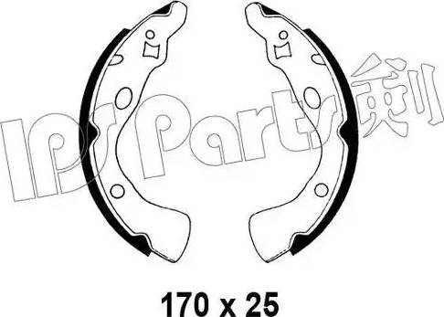 IPS Parts IBL-4330 - Bremžu loki ps1.lv