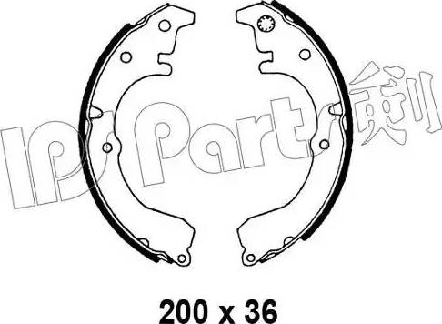 IPS Parts IBL-4299 - Bremžu loki ps1.lv