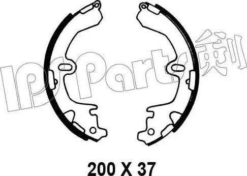 IPS Parts IBL-4201 - Bremžu loki ps1.lv