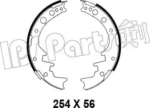 IPS Parts IBL-4224 - Bremžu loki ps1.lv