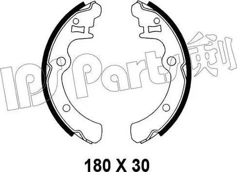 IPS Parts IBL-4704 - Bremžu loki ps1.lv